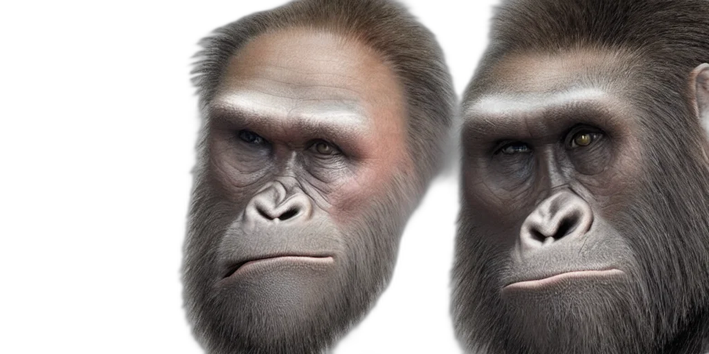 animal, face, photorealistic, 3d render, concept art, ultra, wide, angle transparent PNG cut-out