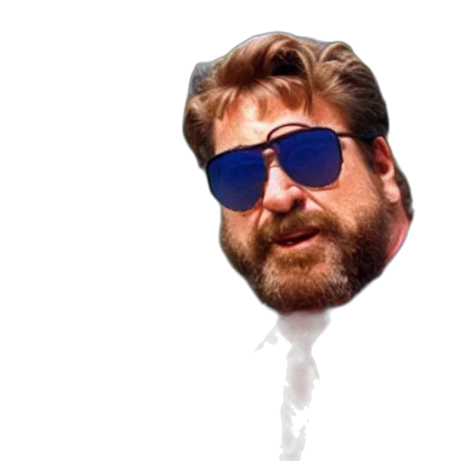 jacket, hair, face, staff transparent PNG cut-out