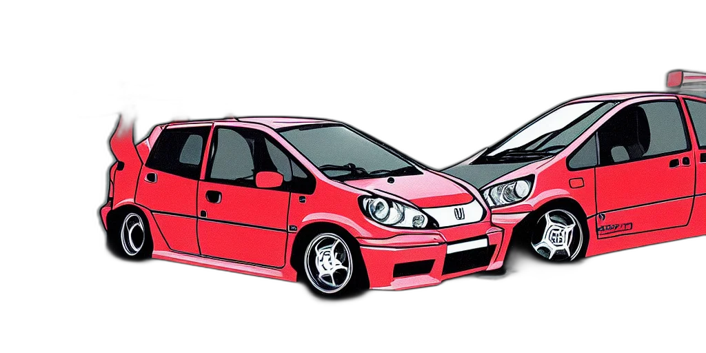 car, weapon, 3d render, photorealistic transparent PNG cut-out