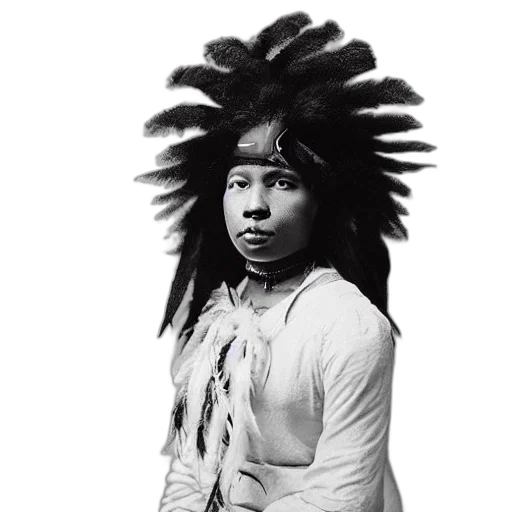 hair, face, animal, staff transparent PNG cut-out