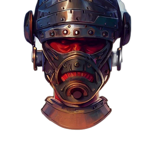 mask, robot, face, weapon transparent PNG cut-out