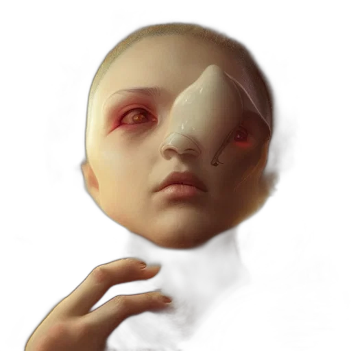 mask, face, creature, robot transparent PNG cut-out