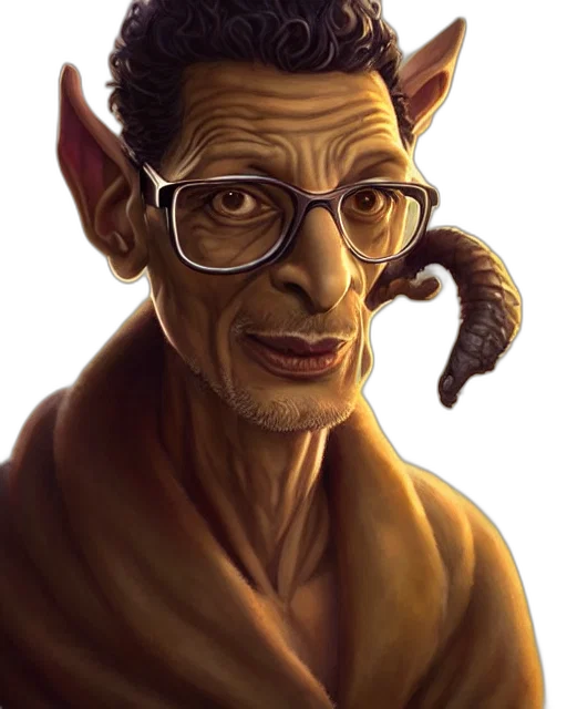 face, staff, creature, animal, photorealistic, concept art, fantasy art, comic book art transparent PNG cut-out