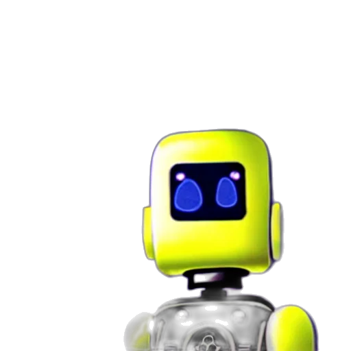 robot, animal, staff, 3d render, pixel art, concept art, cartoon, outer space transparent PNG cut-out