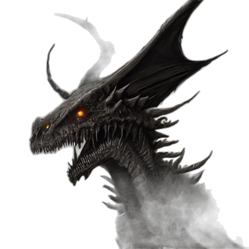 dragon, creature, animal, mask transparent PNG cut-out