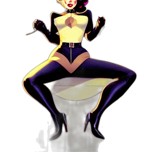 comic book art, concept art, cartoon, pixel art transparent PNG cut-out