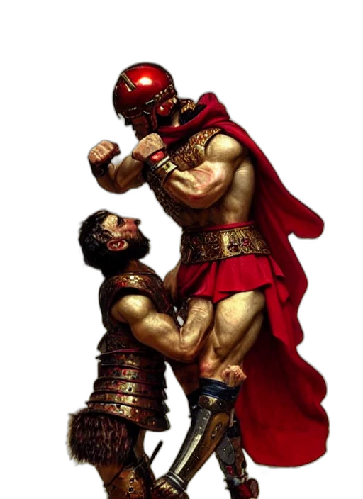 sword, concept art, comic book art, fantasy art, fight, scene, renaissance, painting transparent PNG cut-out