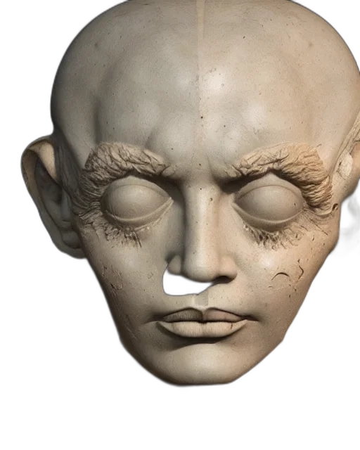 mask, face, creature, staff transparent PNG cut-out