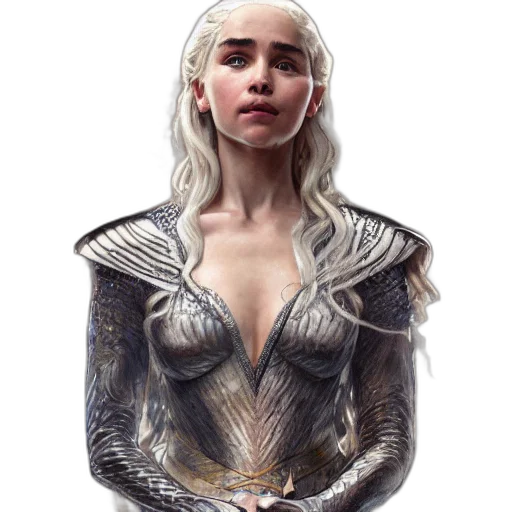 dragon, dress, face, jewelry transparent PNG cut-out