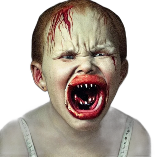 face, creature, mask, animal, photorealistic, 3d render, concept art, horrifying transparent PNG cut-out