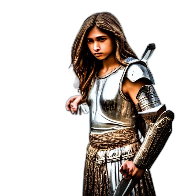 sword, fantasy art, photorealistic, pixel art, comic book art, photo, beautiful, angelic transparent PNG cut-out