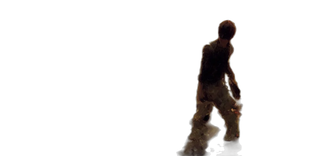 creature, hair, animal, 3d render, concept art, photorealistic, pixel art, fog transparent PNG cut-out