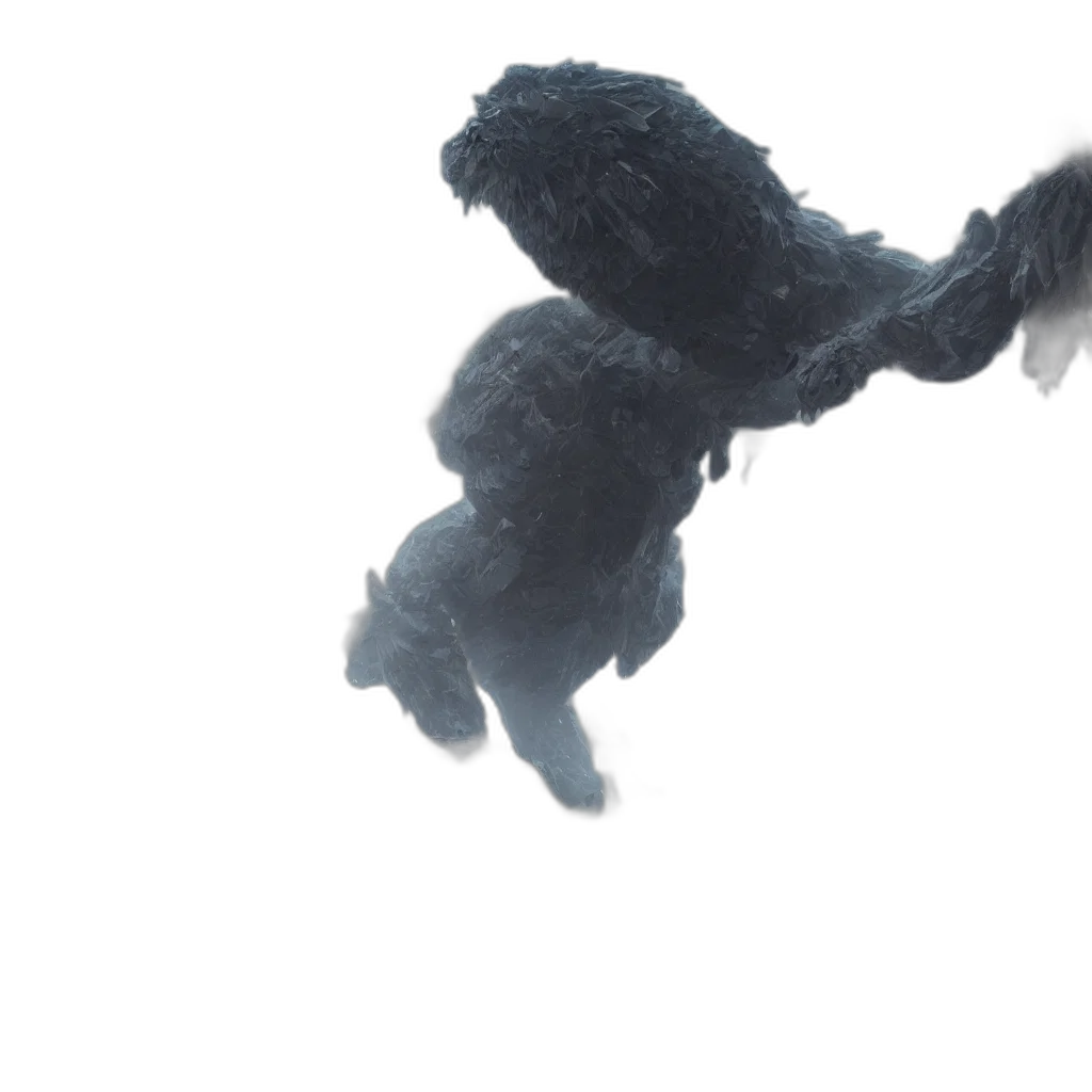 dragon, hair, creature, animal transparent PNG cut-out