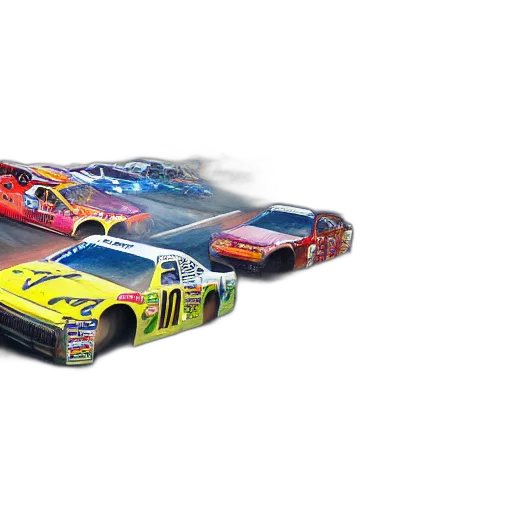 car, 3d render, concept art, nascar transparent PNG cut-out