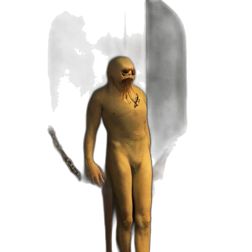 creature, mask, staff, animal transparent PNG cut-out