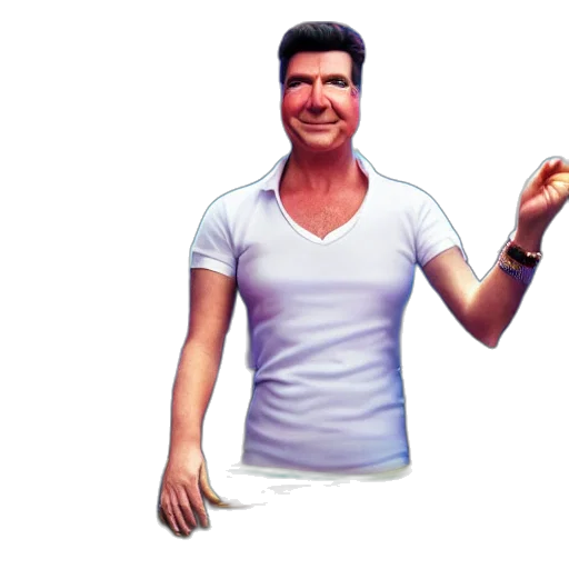 staff, face, jacket, 3d render transparent PNG cut-out