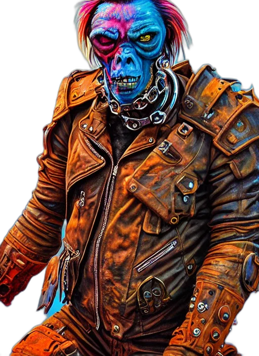 jacket, mask, robot, creature transparent PNG cut-out