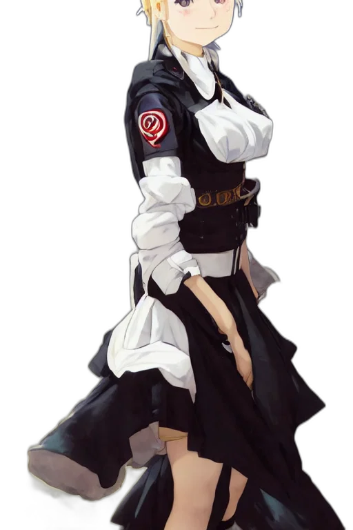 dress, staff, jacket, weapon transparent PNG cut-out