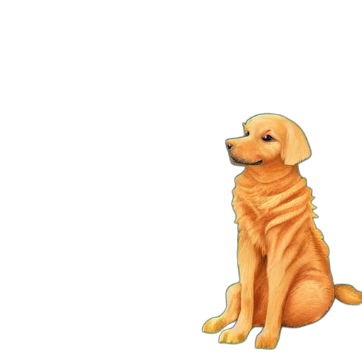animal, creature, staff, pixel art, watercolor, concept art, 3d render, golden transparent PNG cut-out