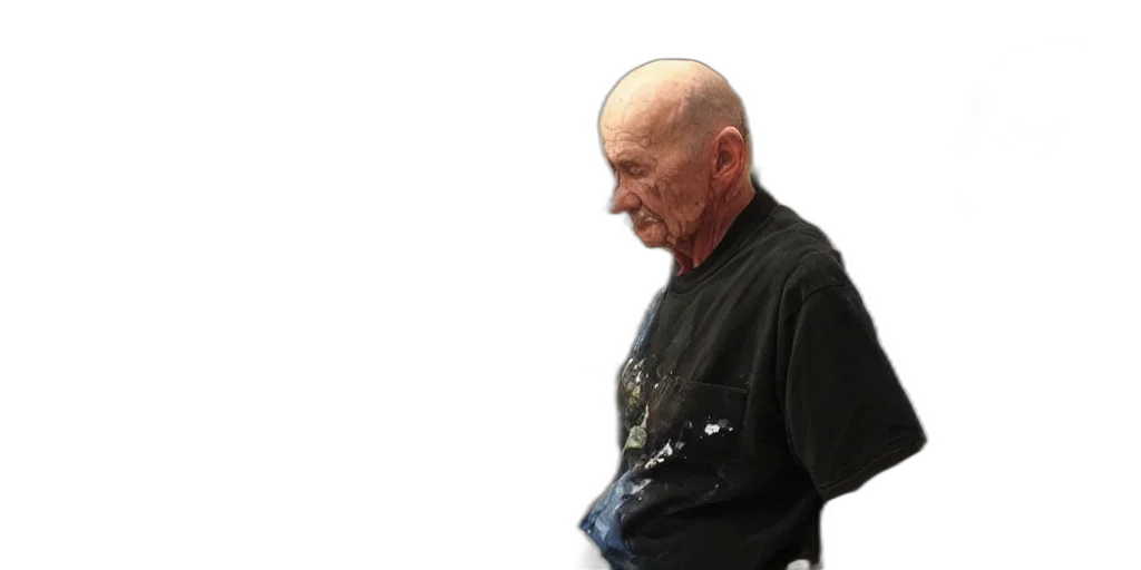 jacket, face, staff, creature transparent PNG cut-out