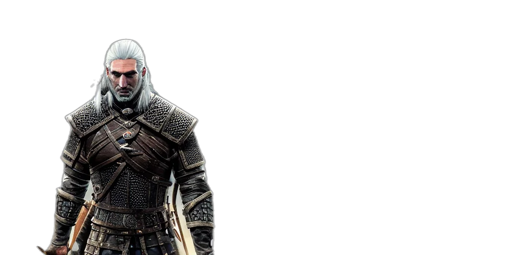 sword, weapon, face, jacket transparent PNG cut-out