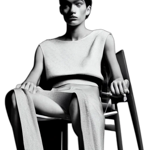 furniture, jacket, face, dress transparent PNG cut-out