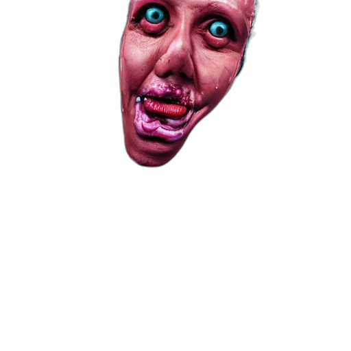 face, mask, creature, staff transparent PNG cut-out