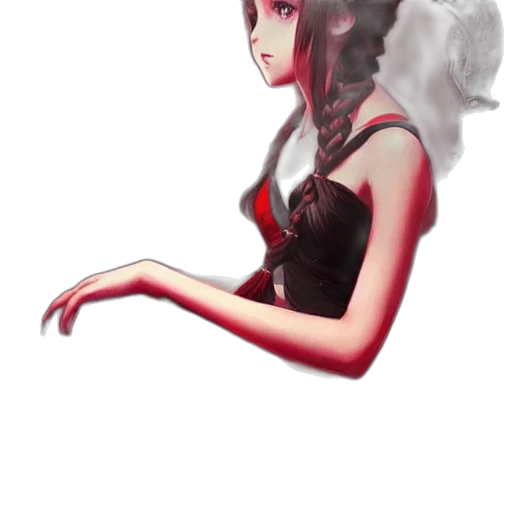 dress, mask, face, creature, fantasy art, concept art, pixel art, anime transparent PNG cut-out