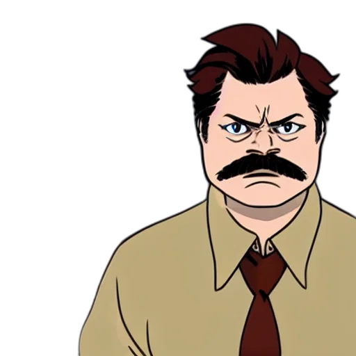 staff, face, cartoon, comic book art transparent PNG cut-out