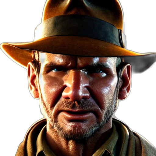 hat, face, staff, weapon transparent PNG cut-out
