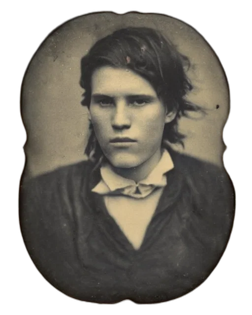 face, hair, staff, jewelry, photorealistic, tintype, photo, bazarov transparent PNG cut-out