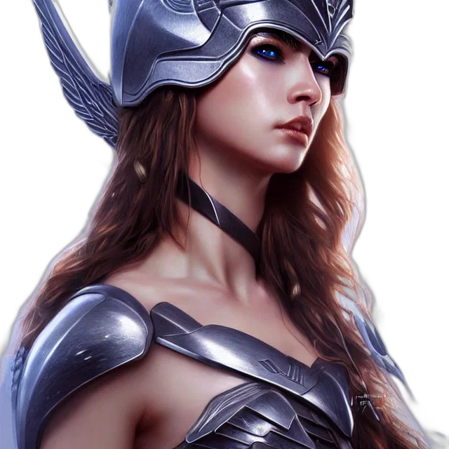 crown, sword, fantasy art, comic book art, concept art, photorealistic, beautiful, valkyrie transparent PNG cut-out