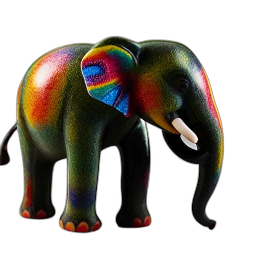 animal, creature, 3d render, photorealistic, concept art, fantasy art, colorful, gummy transparent PNG cut-out