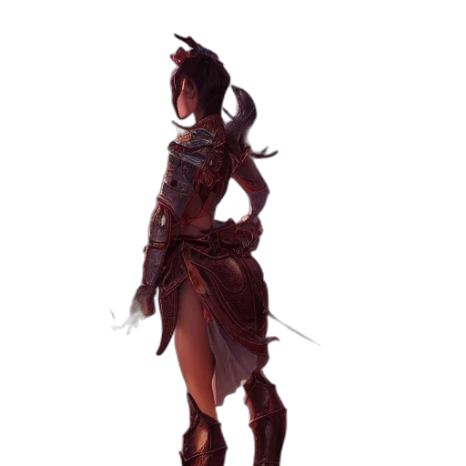 dragon, staff, creature, dress transparent PNG cut-out