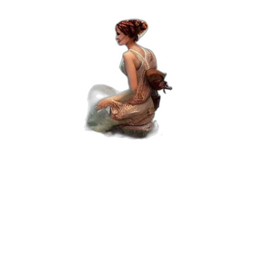 dress, staff, jewelry, creature, concept art, pixel art, fantasy art, 3d render transparent PNG cut-out