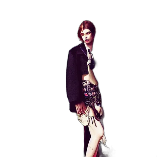 dress, photorealistic, concept art, fantasy art, 3d render, dark, monochrome, portrait transparent PNG cut-out