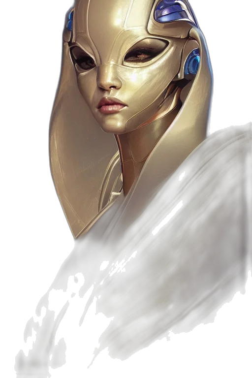 mask, face, robot, crown transparent PNG cut-out