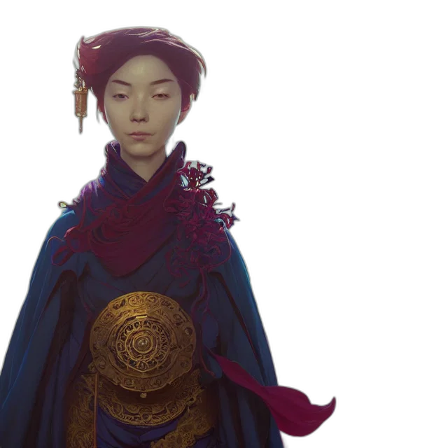 crown, face, concept art, fantasy art transparent PNG cut-out