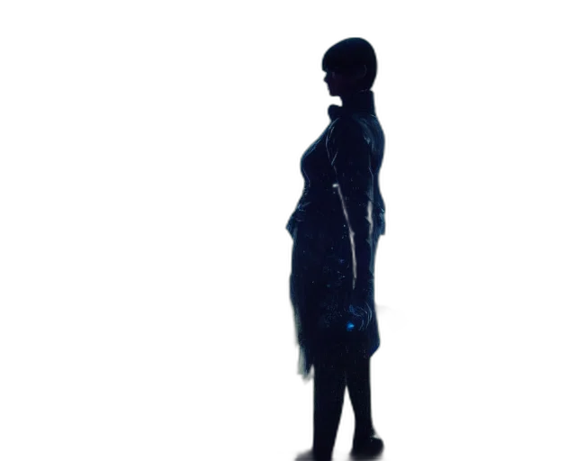 dress, robot, jacket, staff transparent PNG cut-out