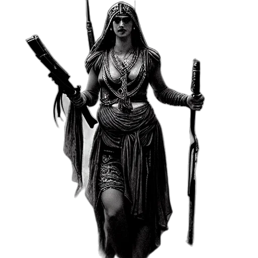 staff, weapon, sword, concept art, fantasy art, comic book art, pencil sketch, dark transparent PNG cut-out