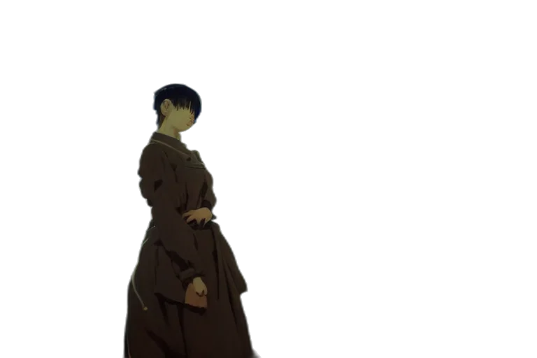 dress, jacket, staff, concept art, anime, pixel art, 3d render, outer space transparent PNG cut-out