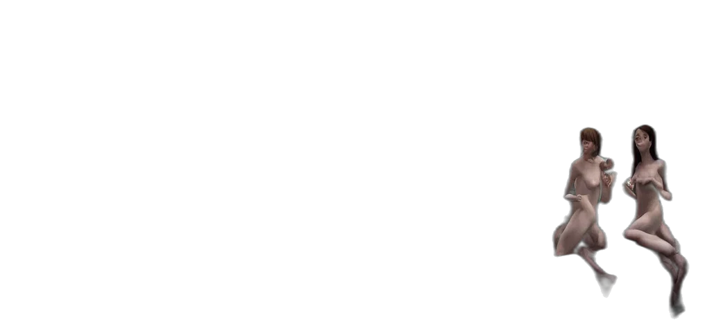 staff, face, monochrome, pastel, trio, nymphs, circling, fountain transparent PNG cut-out