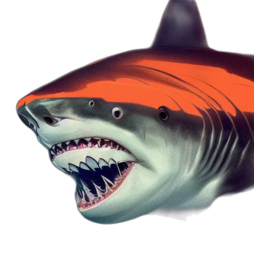 creature, animal, concept art, 3d render, photorealistic, watercolor, great, white transparent PNG cut-out