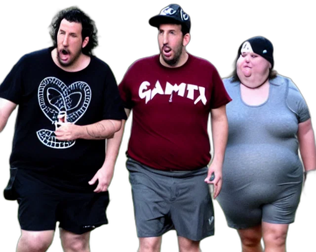 creature, fat, gamer, adam transparent PNG cut-out