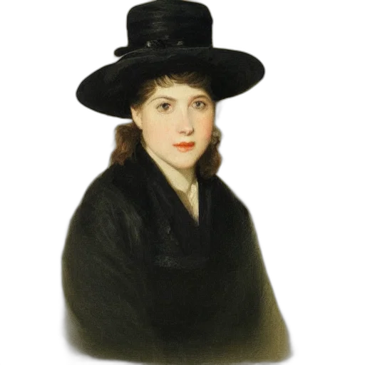 hat, face, jacket, staff, photorealistic, oil painting, snow, portrait transparent PNG cut-out
