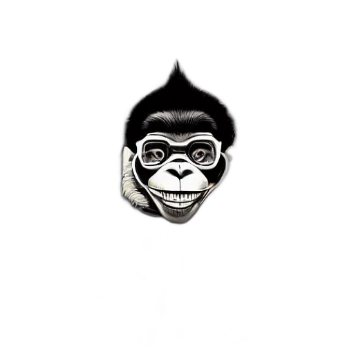 animal, mask, crown, face, photorealistic, 3d render, cartoon, concept art transparent PNG cut-out