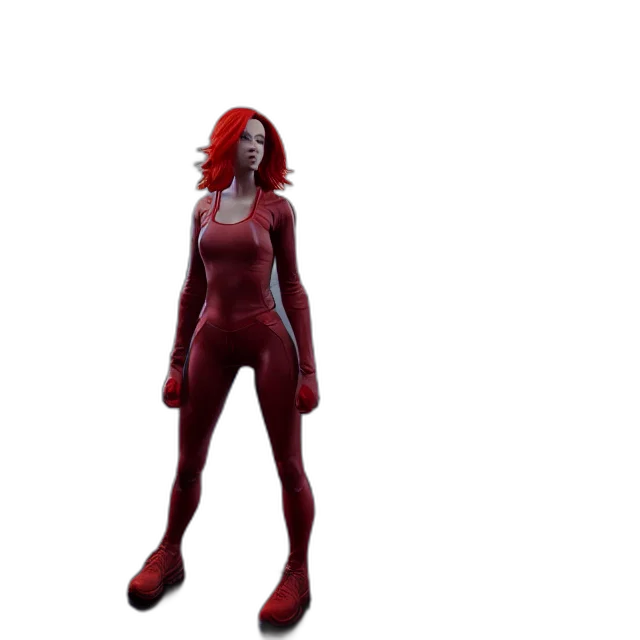 robot, dress, creature, staff transparent PNG cut-out
