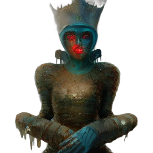 mask, crown, creature, face transparent PNG cut-out