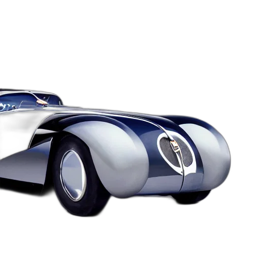 car, robot, 3d render, concept art, photorealistic, retro, futuristic, bugatti transparent PNG cut-out