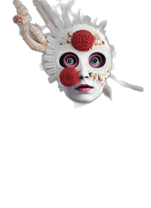mask, face, creature, hat transparent PNG cut-out